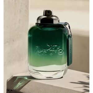 Green Glass Perfume Bottle